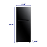 Element 10.1 cu. ft. Top Freezer Refrigerator - Black - (ENR10TFGBB) - ELEMENT APPLIANCE