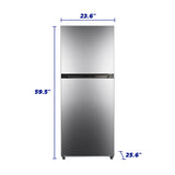 Element 10.1 cu. ft. Top Freezer Refrigerator - Stainless Steel - (ENR10TFGBS) - ELEMENT APPLIANCE