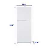Element 10.1 cu. ft. Top Freezer Refrigerator - White - (ENR10TFGBW) - ELEMENT APPLIANCE