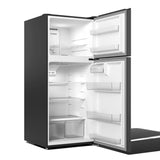 Element 17.6 cu. ft. Top Freezer Refrigerator - Black - (ENR18TFGCB) - ELEMENT APPLIANCE