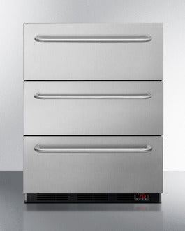 24" Wide 3-drawer All-freezer, ADA Compliant - (EQFM3DADA)