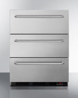 24" Wide 3-drawer All-freezer, ADA Compliant - (EQFM3DADA)