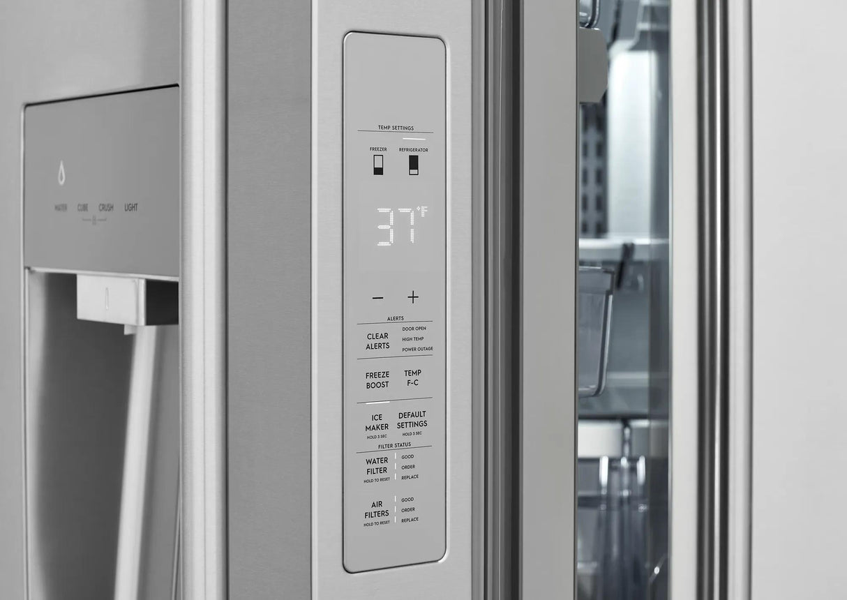 Electrolux ERFC2393AS – external dispenser & controls