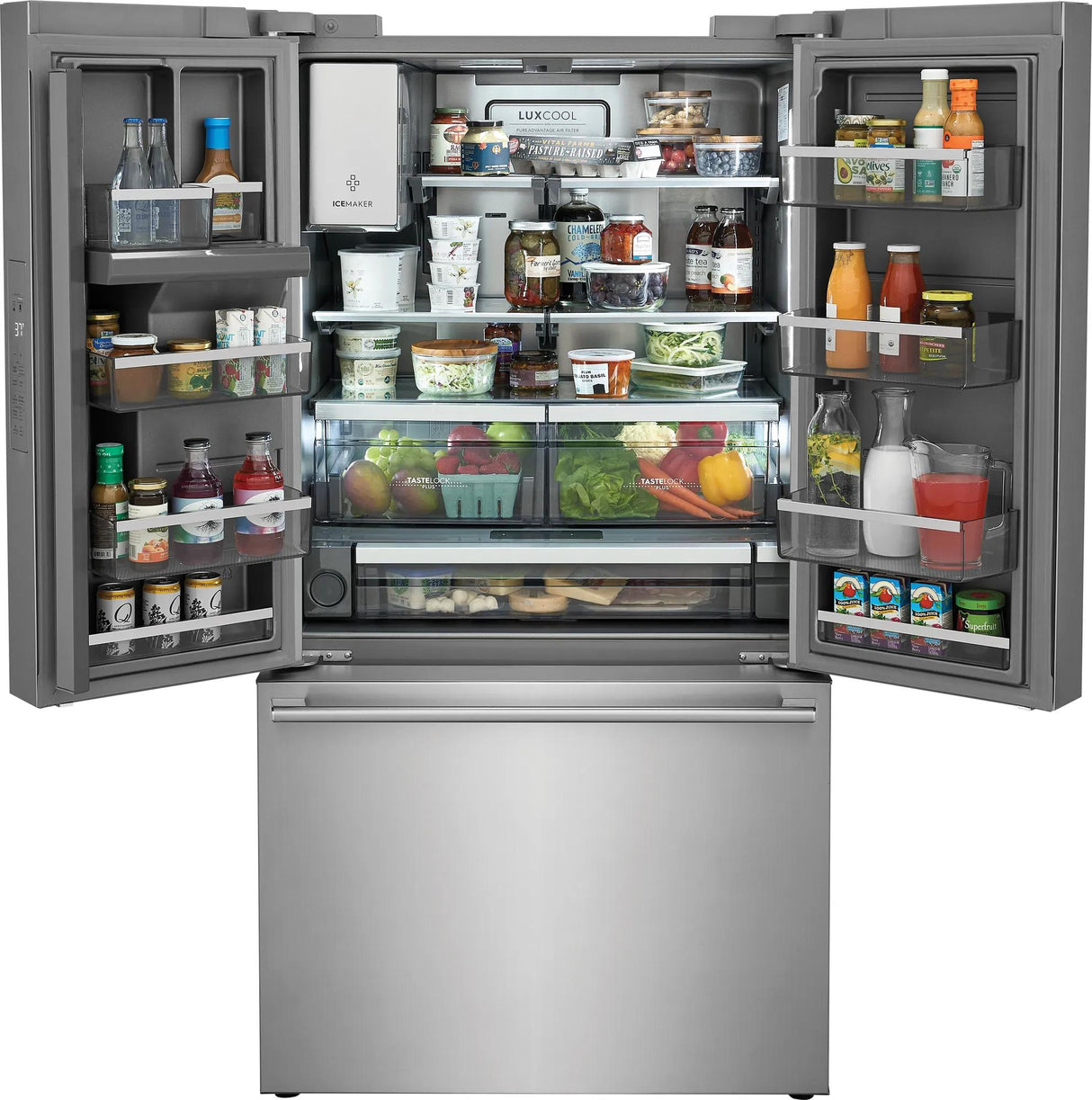 Electrolux ERFC2393AS – doors open, loaded