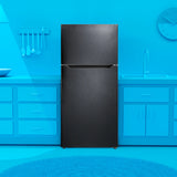 Element 14.2 cu. ft. Top Freezer Refrigerator - Black - (ERT14CSCB) - ELEMENT APPLIANCE