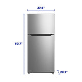 Element 14.2 cu. ft. Top Freezer Refrigerator - Stainless Steel - (Ert14cscs) - ELEMENT APPLIANCE