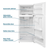ERT16CGDW- Element 16.0 cu. ft. Top Freezer Refrigerator - (ERT16CGDW) -