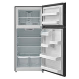 Element 18.0 cu. ft. Top Freezer Refrigerator - Black - (ERT18CSCB) - ELEMENT APPLIANCE