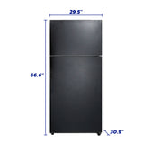 Element 18.0 cu. ft. Top Freezer Refrigerator - Black - (ERT18CSCB) - ELEMENT APPLIANCE