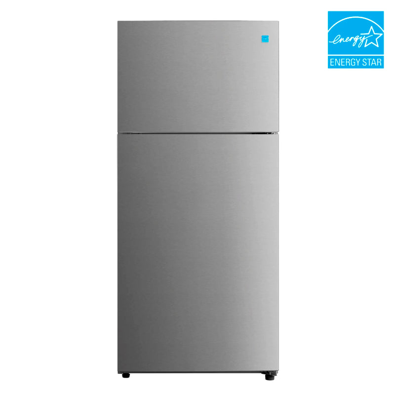 Element 18.0 cu. ft. Top Freezer Refrigerator - Stainless Steel - (ERT18CSCS) - ELEMENT APPLIANCE