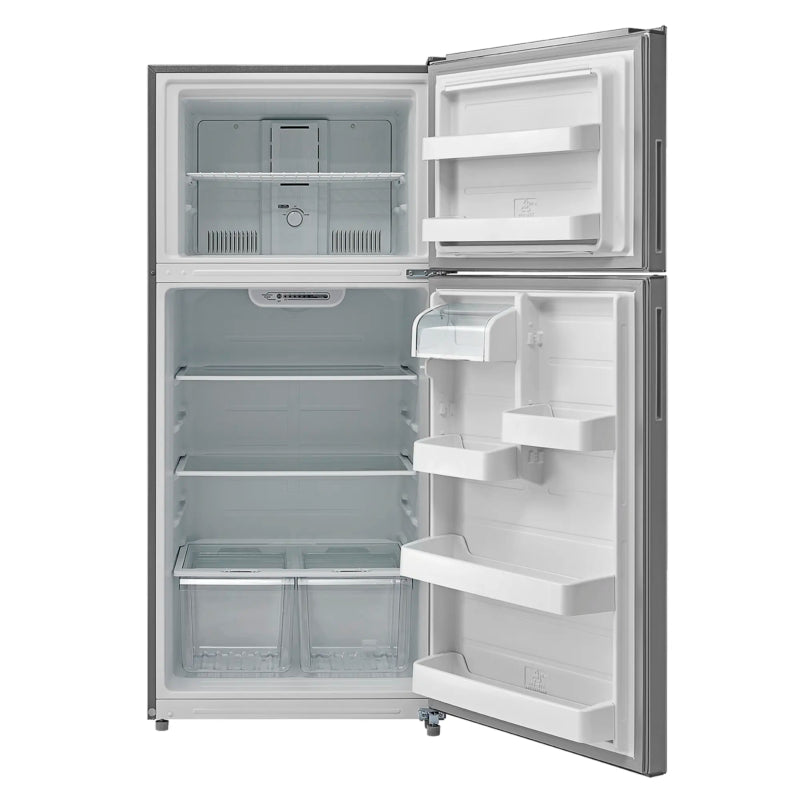 Element 18.0 cu. ft. Top Freezer Refrigerator - Stainless Steel - (ERT18CSCS) - ELEMENT APPLIANCE