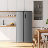 Element 21.4 cu. ft. Side-by-Side Refrigerator - Stainless Steel - (ERX21FDS) - ELEMENT APPLIANCE