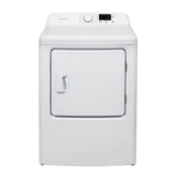 Element 7.0 cu. ft. gas dryer in white, front view