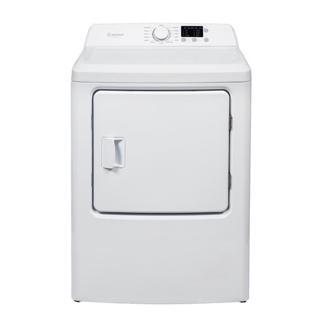 Element 7.0 cu. ft. gas dryer in white, front view