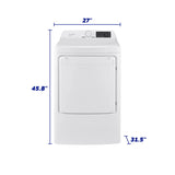 Element 7.5 cu. ft. Electric Dryer - White, ENERGY STAR (ETD7527EBW) - (ETD7527EBW) - ELEMENT APPLIANCE