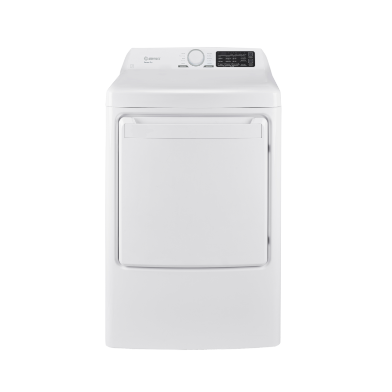 Element 7.5 cu. ft. Gas Dryer - White, ENERGY STAR (ETD7527GBW) - (ETD7527GBW) - ELEMENT APPLIANCE