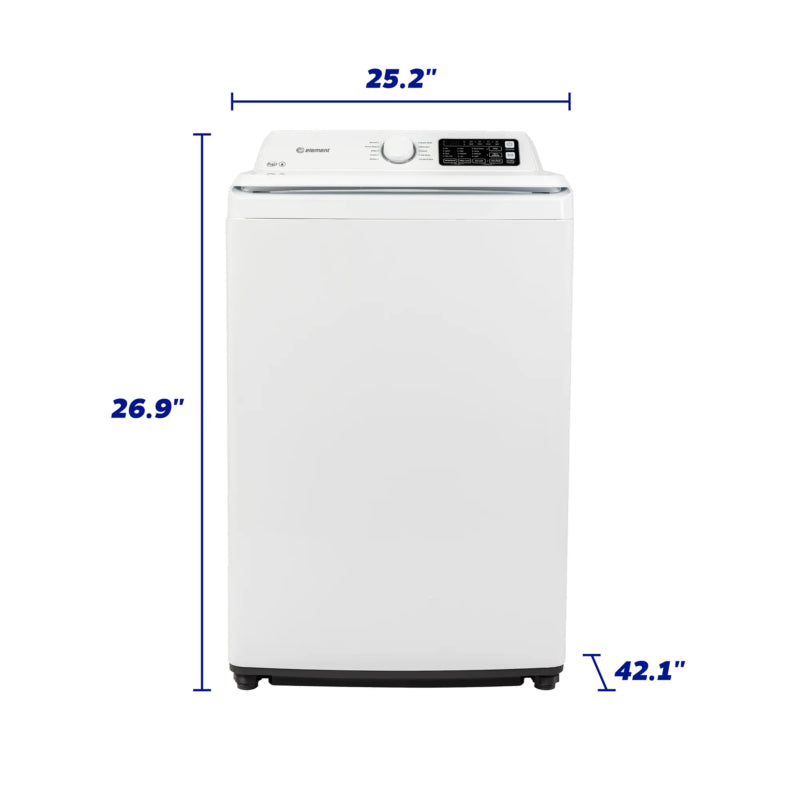 Element 3.7 cu. ft. Top Load Washer with Agitator - White (ETW3725BW) - (ETW3725BW)