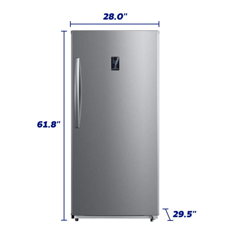 Element 13.8 cu. ft. Upright Convertible Freezer / Refrigerator - Stainless Steel, ENERGY STAR (EUF14CECS) - (EUF14CECS)