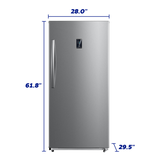 Element 13.8 cu. ft. Upright Convertible Freezer / Refrigerator - Stainless Steel, ENERGY STAR (EUF14CECS) - (EUF14CECS)