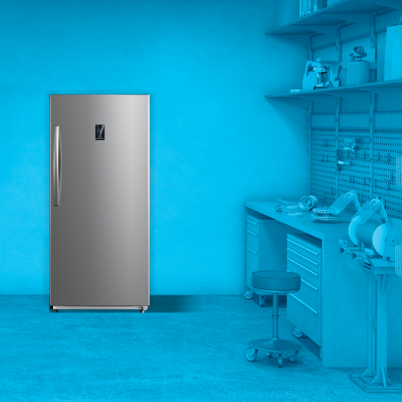 Element 13.8 cu. ft. Upright Convertible Freezer / Refrigerator - Stainless Steel, ENERGY STAR (EUF14CECS) - (EUF14CECS)