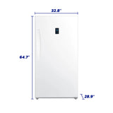 Element 17.0 cu. ft. Upright Convertible Freezer / Refrigerator - White, ENERGY STAR (EUF17CEBW) - (EUF17CEBW) - ELEMENT APPLIANCE