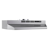 Broan F4036SF range hood, angled product view