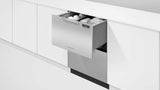 Fisher & Paykel DD24DAX9_N Series 7 Contemporary Double DishDrawer Dishwasher, Stainless Steel - Image 5
