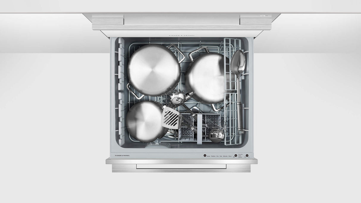 Fisher & Paykel DD24DDFTX9_N Series 9 Contemporary Tall Double DishDrawer Dishwasher, Stainless Steel - Image 8