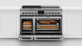 Fisher & Paykel RHV3-484-L 48" Series 11 Professional Dual Fuel 4 Burner + 4 Zone Induction Self-Cleaning Range, LPG - Product Detail View