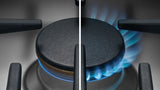 Fisher & Paykel CDV3-365H-L Gas Cooktop - Burner Simmer to High Flame Detail
