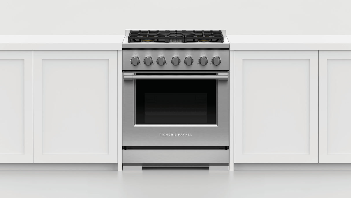 Fisher & Paykel RGV3-366-L Range Exterior Kitchen Setting