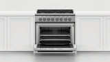 Fisher & Paykel RGV3-366-L Range in Kitchen Setting