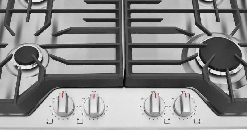 Frigidaire 30" Gas Cooktop - (FCCG3027AS) - FRIGIDAIRE