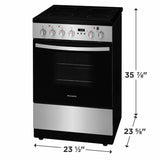 Frigidaire 24" Freestanding Electric Range - (FCFE2425AS) - FRIGIDAIRE