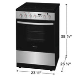 Frigidaire 24" Freestanding Electric Range - (FCFE2425AW) - FRIGIDAIRE