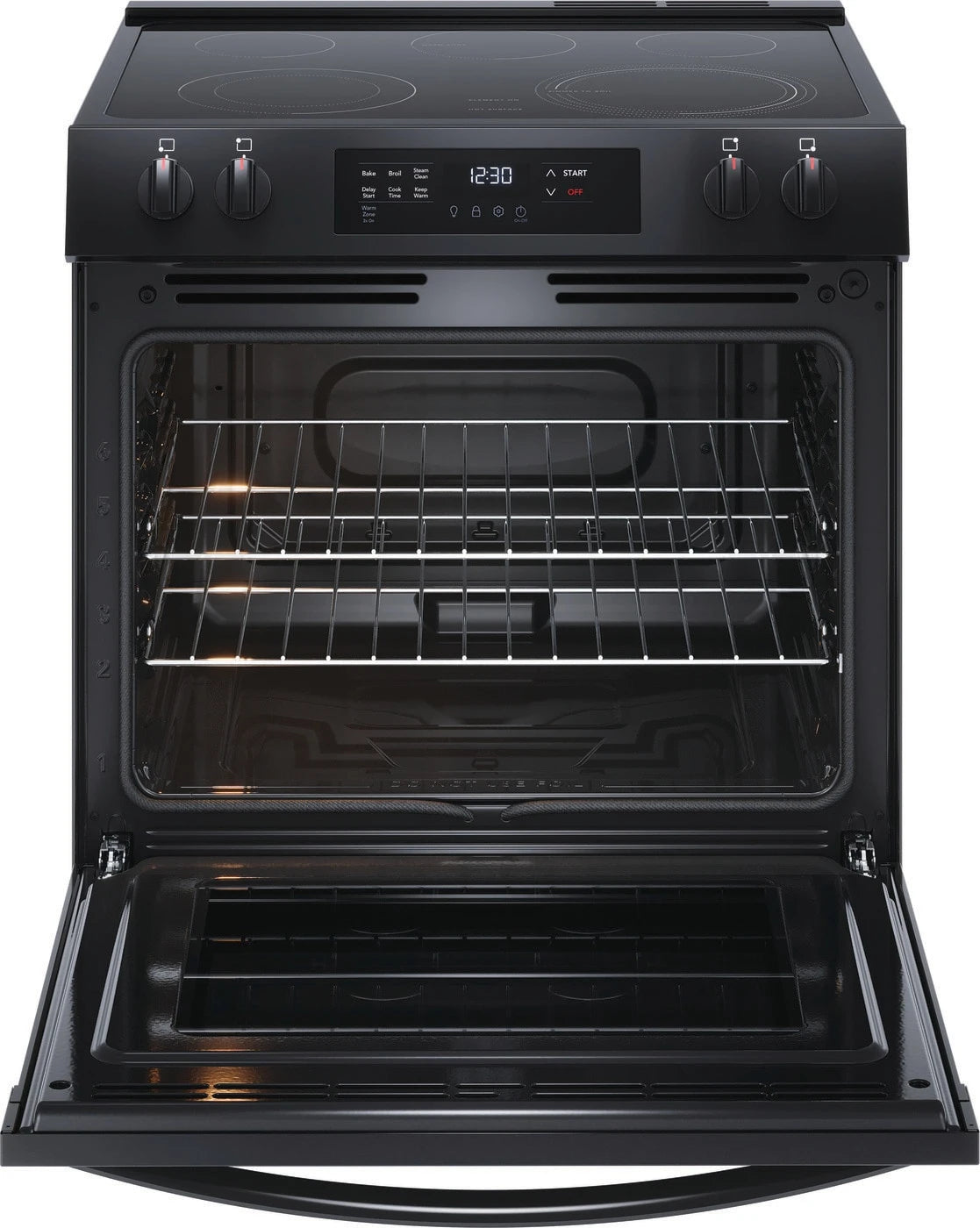 Frigidaire 30" Front Control Electric Range - (FCFE3062AB) - FRIGIDAIRE
