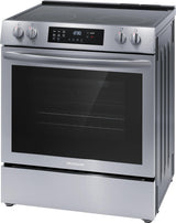 Frigidaire 30" Front Control Freestanding Electric Range with Convection &amp; Self-Clean, 5.3 Cu. Ft., Stainless Steel - FCFE308LAF