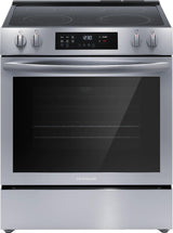 Frigidaire 30" Front Control Freestanding Electric Range with Convection &amp; Self-Clean, 5.3 Cu. Ft., Stainless Steel - FCFE308LAF