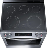 Frigidaire 30" Front Control Freestanding Electric Range with Convection &amp; Self-Clean, 5.3 Cu. Ft., Stainless Steel - FCFE308LAF