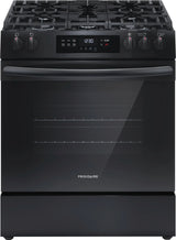 Frigidaire 30" Front Control Gas Range with Quick Boil - (FCFG3062AB) - FRIGIDAIRE
