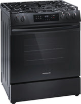 Frigidaire 30" Front Control Gas Range with Quick Boil - (FCFG3062AB) - FRIGIDAIRE