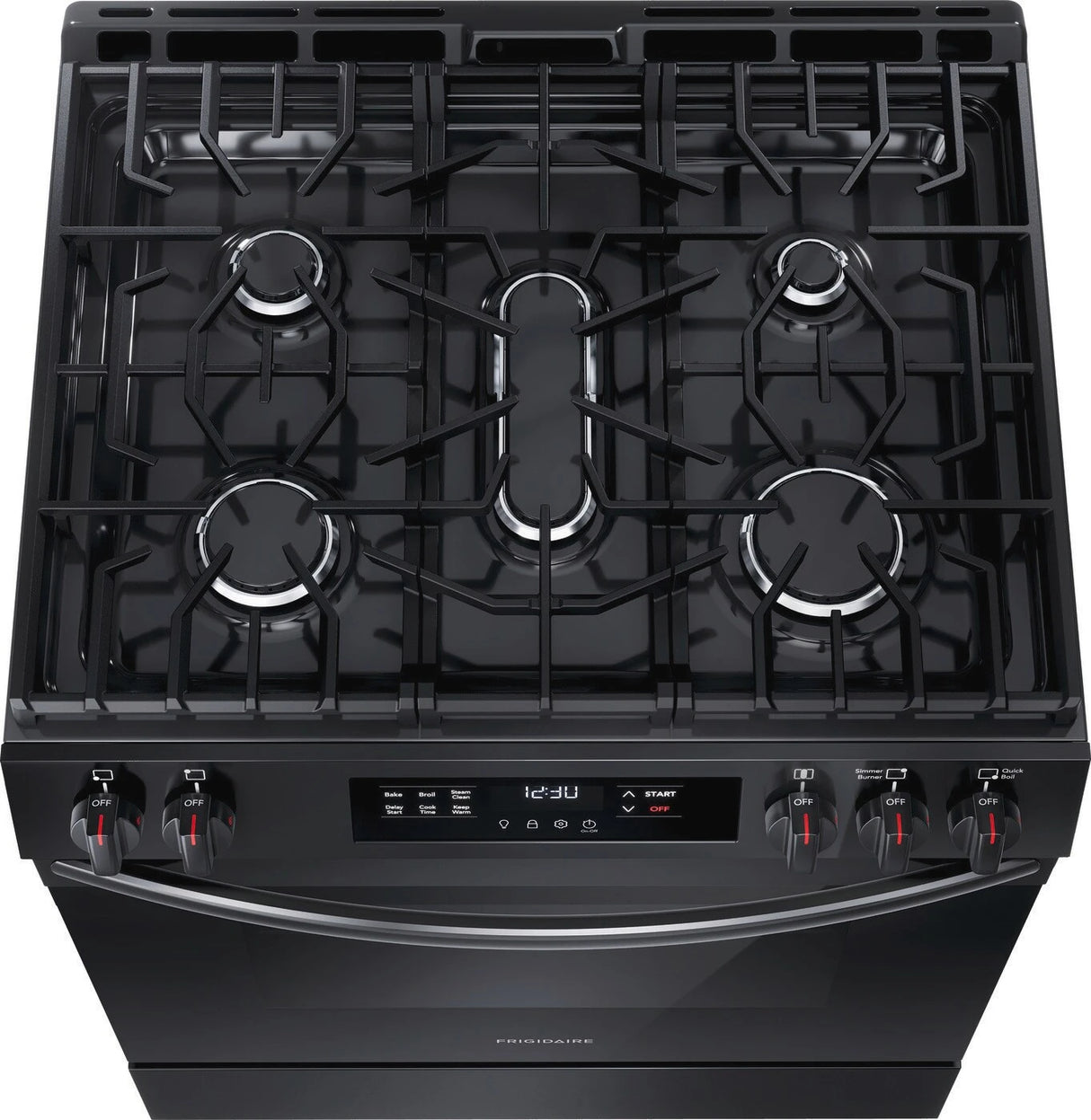 Frigidaire 30" Front Control Gas Range with Quick Boil - (FCFG3062AB) - FRIGIDAIRE