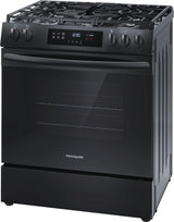 Frigidaire 30" Front Control Gas Range with Quick Boil - (FCFG3062AB) - FRIGIDAIRE