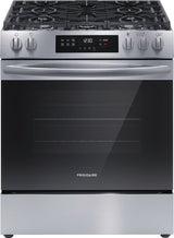 Frigidaire 30" Front Control Gas Range with Quick Boil - (FCFG3062AS) - FRIGIDAIRE