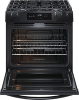 Frigidaire 30" Front Control Gas Range with Quick Boil - (FCFG3062AS) - FRIGIDAIRE