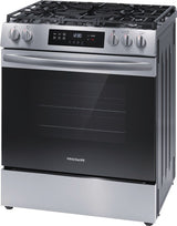 Frigidaire 30" Front Control Gas Range with Quick Boil - (FCFG3062AS) - FRIGIDAIRE