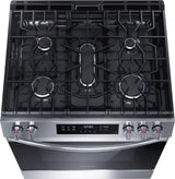 Frigidaire 30" Front Control Gas Range with Quick Boil - (FCFG3062AS) - FRIGIDAIRE