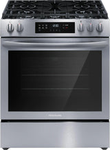 Frigidaire 30" Front Control Gas Range with Convection Bake - (FCFG3083AS) - FRIGIDAIRE
