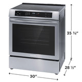 Frigidaire 30" Front Control Induction Range with Convection Bake - (FCFI3083AS) - FRIGIDAIRE