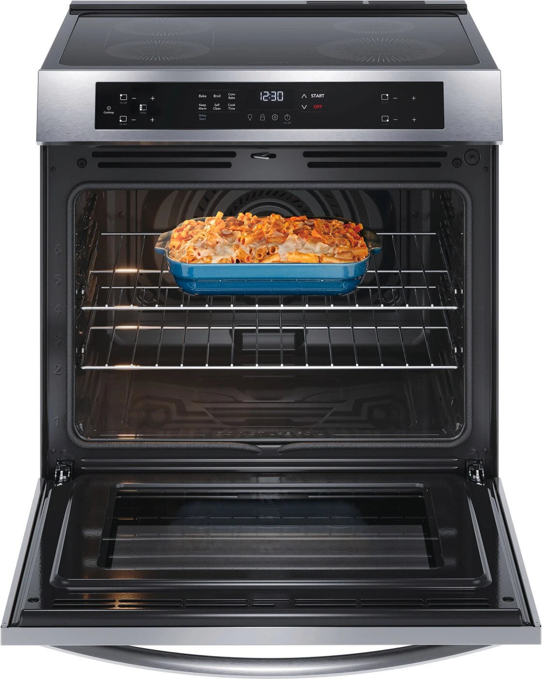 Frigidaire 30" Front Control Induction Range with Convection Bake - (FCFI3083AS) - FRIGIDAIRE